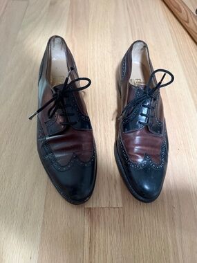 Vintage Ferragamo Wing Tip Oxford
